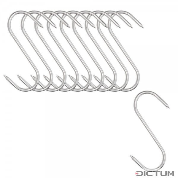 Meat Hook, 140 x 6 mm, 10 Pieces