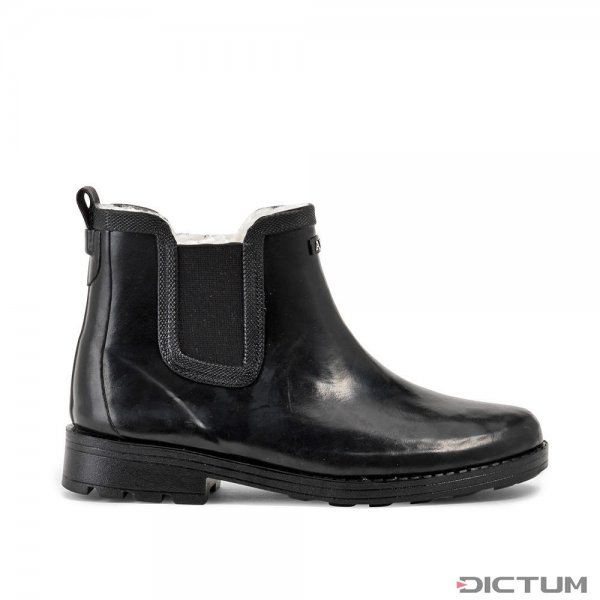 Bottines en caoutchouc pour femme Aigle » Carville Fur «, noir, taille 39