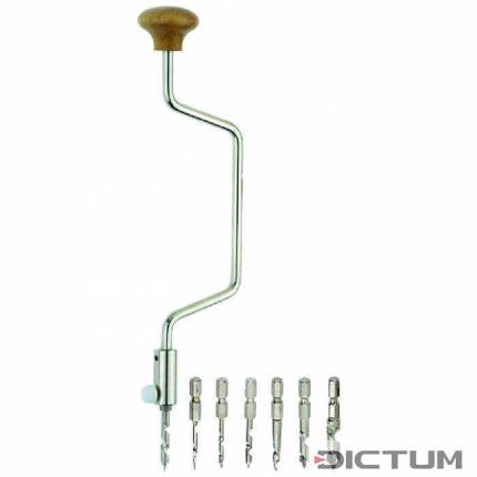 Star-M Precision Drill Set with Brace, 7-Piece Set