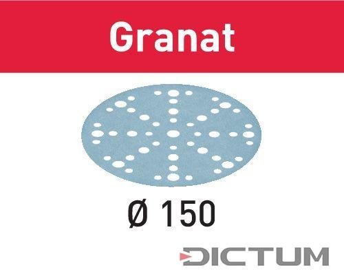 Festool Disco de lijar STF D150/48 P320 GR/100 Granat, 100 piezas