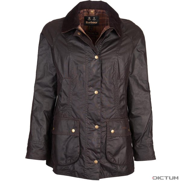 Barbour »Beadnell« Ladies’ Waxed Jacket, Rustic, Size 40