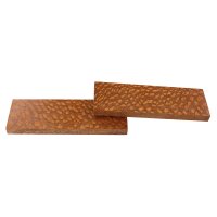 Bois dentelle, stabilisé, Bois dentelle, stabilisé, plaquettes de manche, 140 x 43 x 10 mm