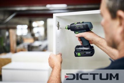 Festool HighPower battery pack BP 18 Li 4 0 HPC ASI Drilling screwing and chiselling Dictum