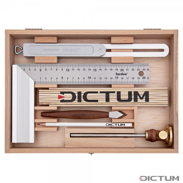 Tools for Measuring and Marking, 6-piece Set