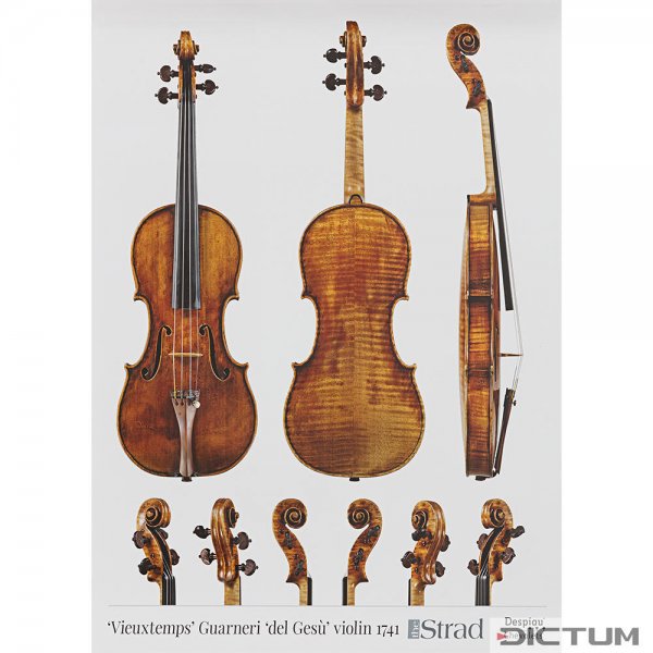 Póster, violín, Giuseppe Guarneri del Gesù, »Vieuxtemps« 1741
