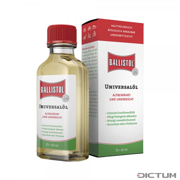 Aceite universal Ballistol, frasco de vidrio, 50 ml