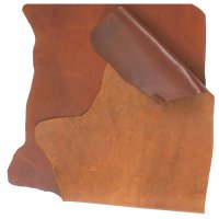 Cuir de bovin suédois, quart de peau, brun, 0,75-0,85 m²