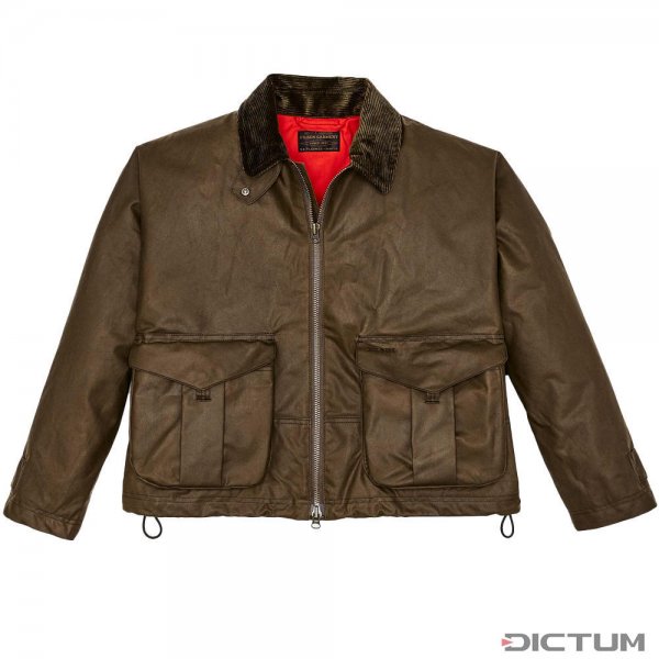Filson Women's Shelter Cloth Work Jacket, Dark Tan, Size M