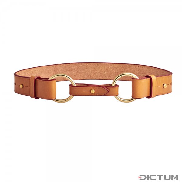 Bridle Leather Belt »Aberdeen«, Natural Brown, 90 cm