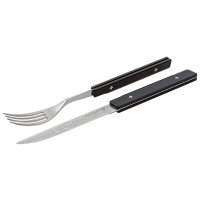 Japonské příbory, steakové a stolní nože s vidličkou