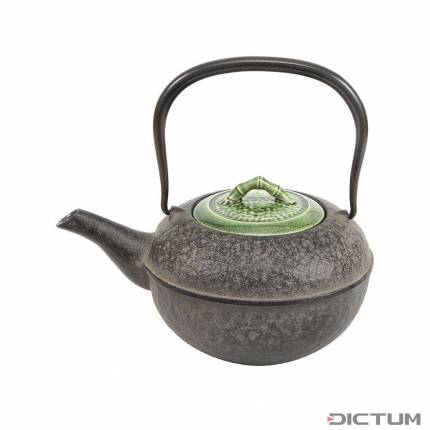 Théière Hosokuchi Maruhada, motif bambous