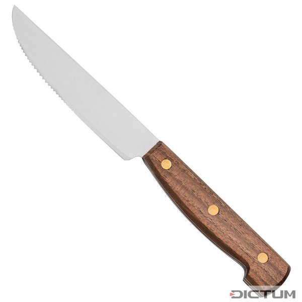Rustic Cutlery, Acacia, Farmhouse-style Table Knife with Serrated Edge