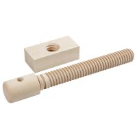 Lake Erie Toolworks 2X Wood Vice Screw, Basic