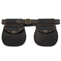 Bolsas para cartuchos Rey Bolsas para cartuchos Rey Pavón, cuero, marrón oscuro
