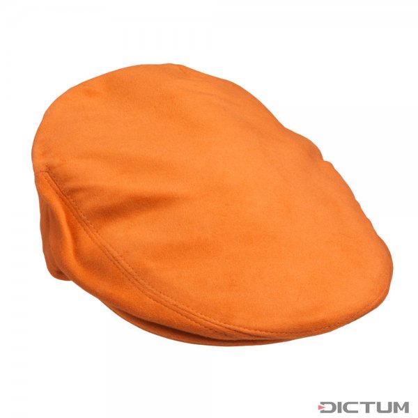 Laksen »Belgravia« Moleskin Cap, Orange, Size 56