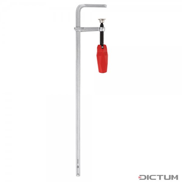 DICTUM All-steel Bar Clamp, Pivot Handle for Guide Rails, Jaw Opening 300 mm