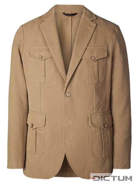 Safari Men's Sports Jacket, Cotton, Beige, Size 48