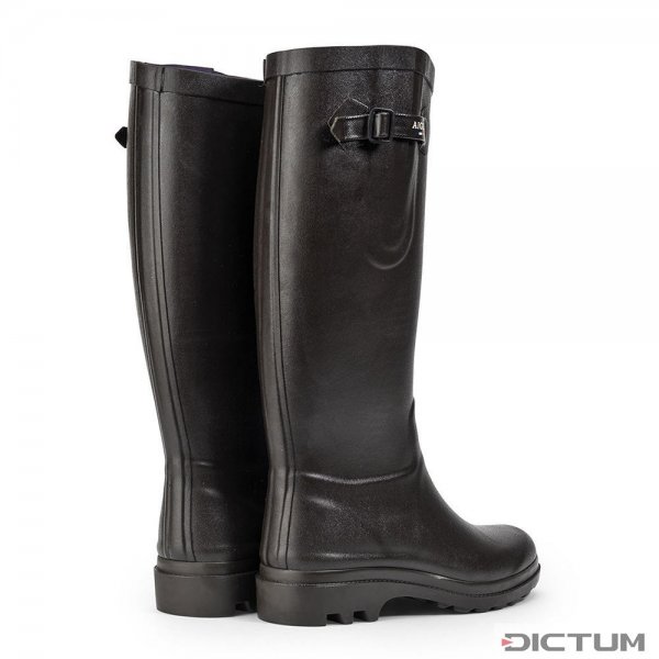 Aigle Aiglentine 2 Ladies Rubber Boots Brown Size 36 Dictum