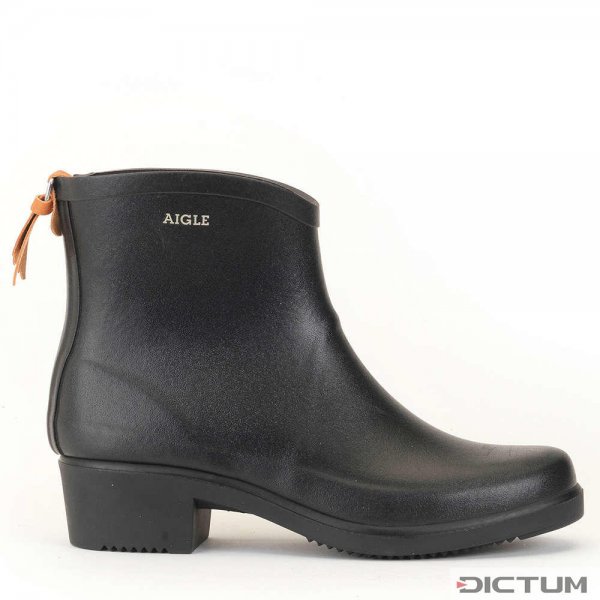 Dámské gumové kotníkové boty Aigle MISS JULIETTE BOTTILLON, černé, velikost 36