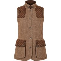 Kamizelka myśliwska Kamizelka myśliwska damska „Shooter Tweed Lady”, kasztan, rozmiar 40