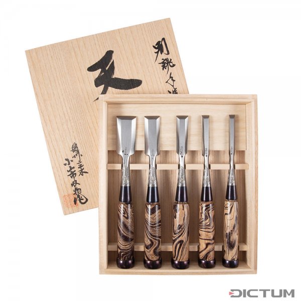 Set di scalpelli Koyamaichi Ryu Nomi, 5 pezzi