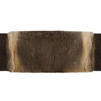 Kidney Belt, Sheared Red Kidney Belt, Sheared Red Fox/Loden, Brown, Size XXL