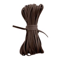 Kangaroo Braiding Laces, Kangaroo Braiding Laces, Flat, Dark Brown