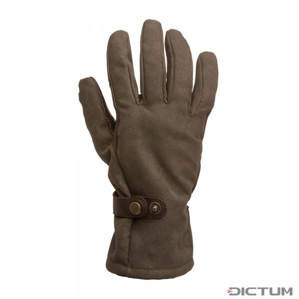 Laksen rękawiczki męskie, Edmonton, zielone//brązowe, rozmiar 8