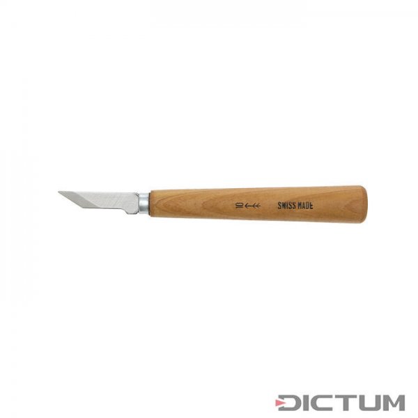 Нож для рельефной резьбы по дереву, форма 10, ширина лезвия 8 мм