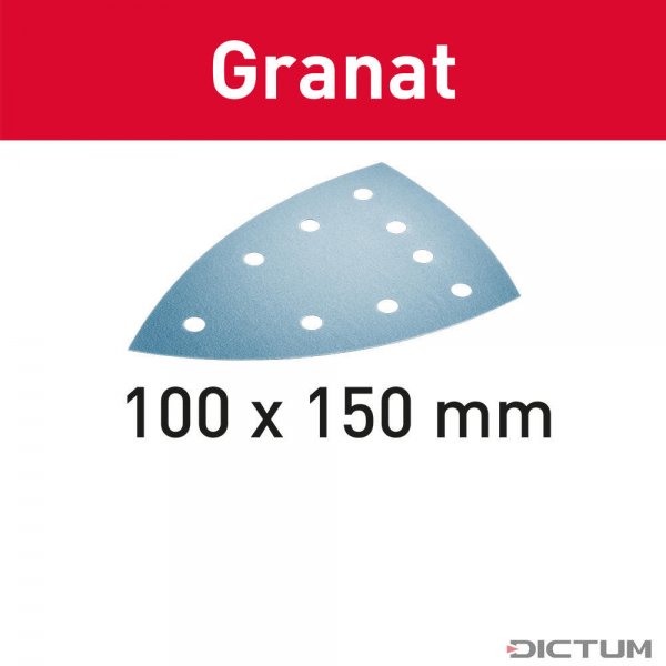 Foglio abrasivo Festool Granat STF DELTA/9 P80 GR/50