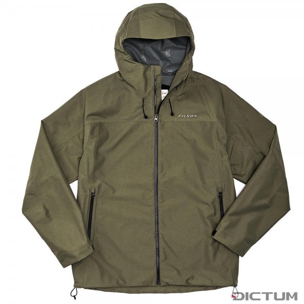 Filson Swiftwater Rain Jacket, Service Green, rozmiar XL