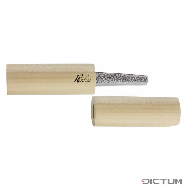 Couteau à anches Herdim, acier bicouches japonais, affûtage à gauche
