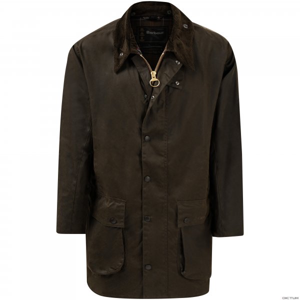 Barbour »Northumbria« Waxed Jacket, Olive, Size 38 (Women: 38, Men: 48)