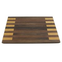 Walnut and Cherry Wood Cutting and Serving Board