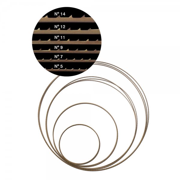 Pégas Feinschnitt-Sägeband Nr. 5, 2305 x 1,02 x 0,36 mm, ZT 1,88 mm