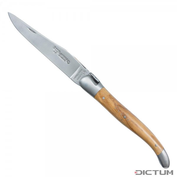Cuchillo plegable Laguiole, madera de olivo