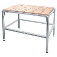 DICTUM PRO 多功能桌，8 毫米 T 型槽，榉木胶合板
