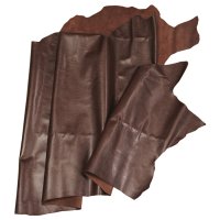 Imitation-Printed Calf Imitation-Printed Calf Leather, Medium Brown