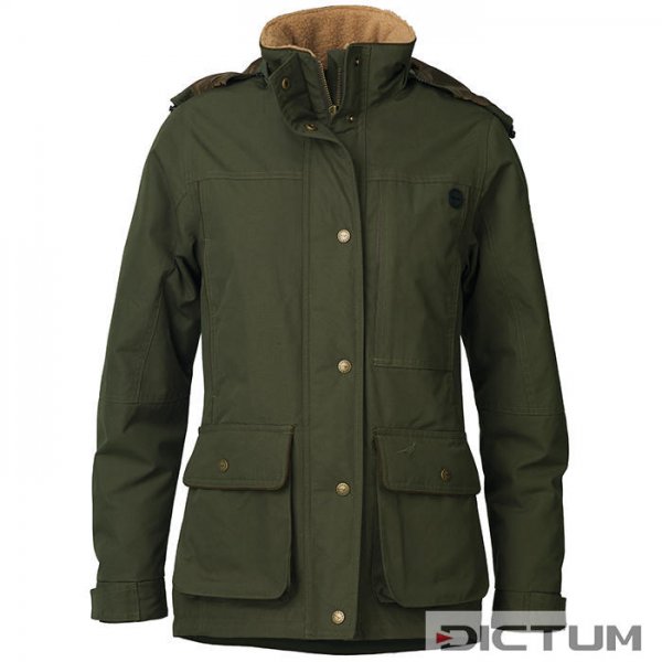 Laksen »Hurricane« Ladies Hunting Jacket, Olive, Size 34
