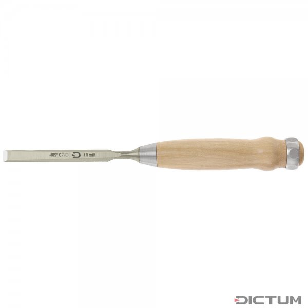 Ciseau à bois DICTUM Cryo, forme longue, largeur de lame 10 mm