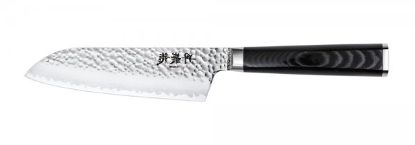 Tanganryu Hocho, micarta de lino, Santoku, cuchillo multiusos