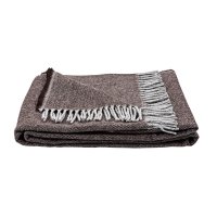 Faribault Wool Blanket, Twill, Brown