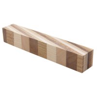 Pieza en bruto para utensilio de escritura 15 °, 4 tipos de madera