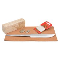 Kit d'assemblage de couteaux » Laurin «, acier chromé, longueur de lame 125 mm