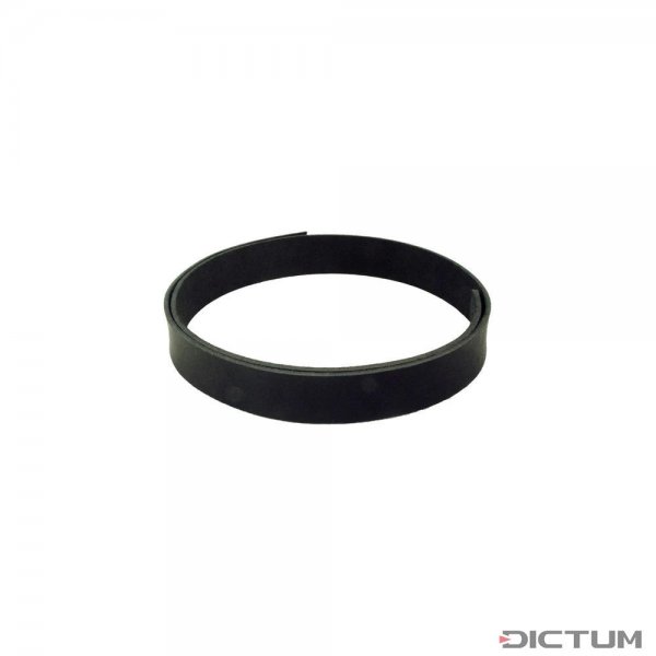 Bandes de ceinture en cuir, épaisseur 3,6-4,0 mm, couleur noir