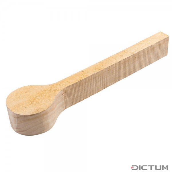 Nieobrobiona łyżka, z drewna lipowego