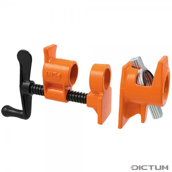 Pony Pipe Clamp Fixture Set, ¾ Inch, Solo