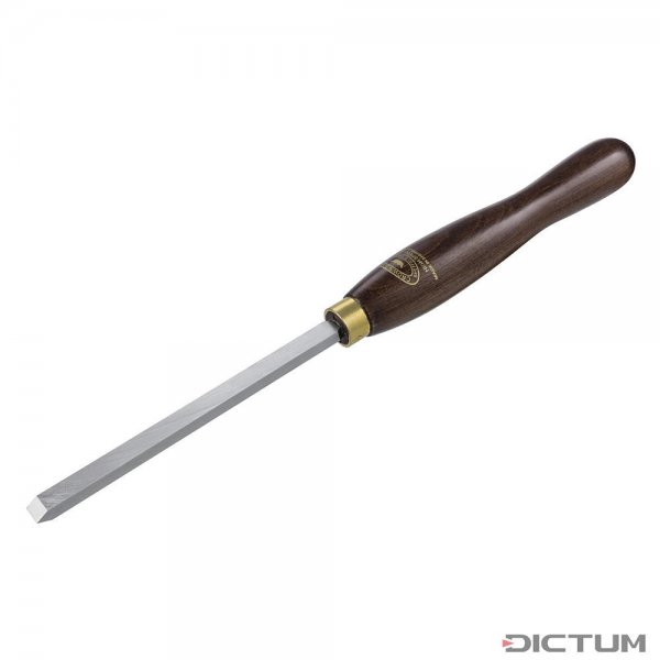 Crown 直線精加工鋼，染色山毛櫸手柄，刀刃寬度13毫米。