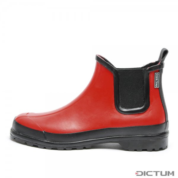 Grand Step buty gumowe damskie z naturalnego kauczuku, czerwone, rozmiar 37