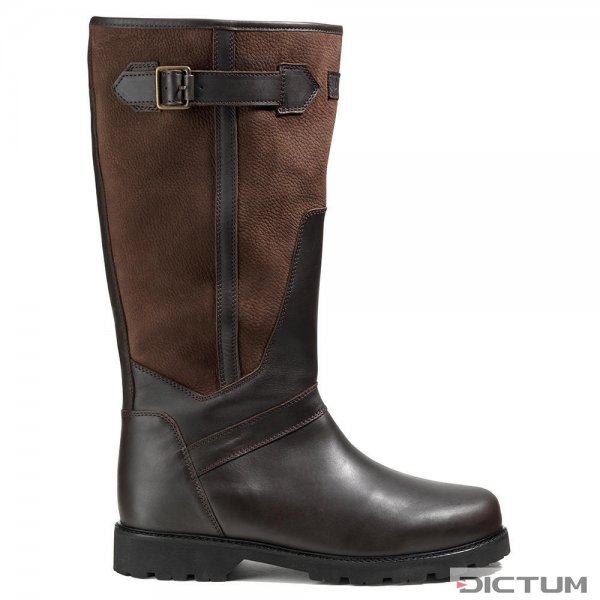 Aigle Damen Lederstiefel INVERSS GTX W, dunkelbraun, Größe 39